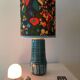 Wireless table lamp made of 1960s West German pottery ceramic.
