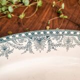 Large oval dish, ironstone