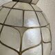 Suspension mother-of-pearl and brass diam 25 cm