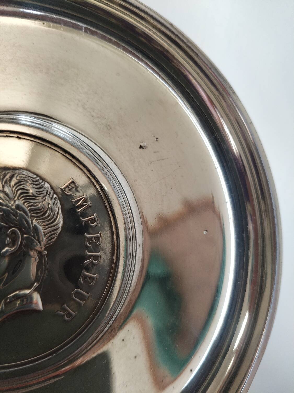 Napoleon silver-plated catchall – Christofle France