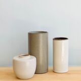 H10cm enamelled terracotta vase