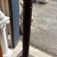 Side table – Wooden column – Furniture – Vintage fluted style