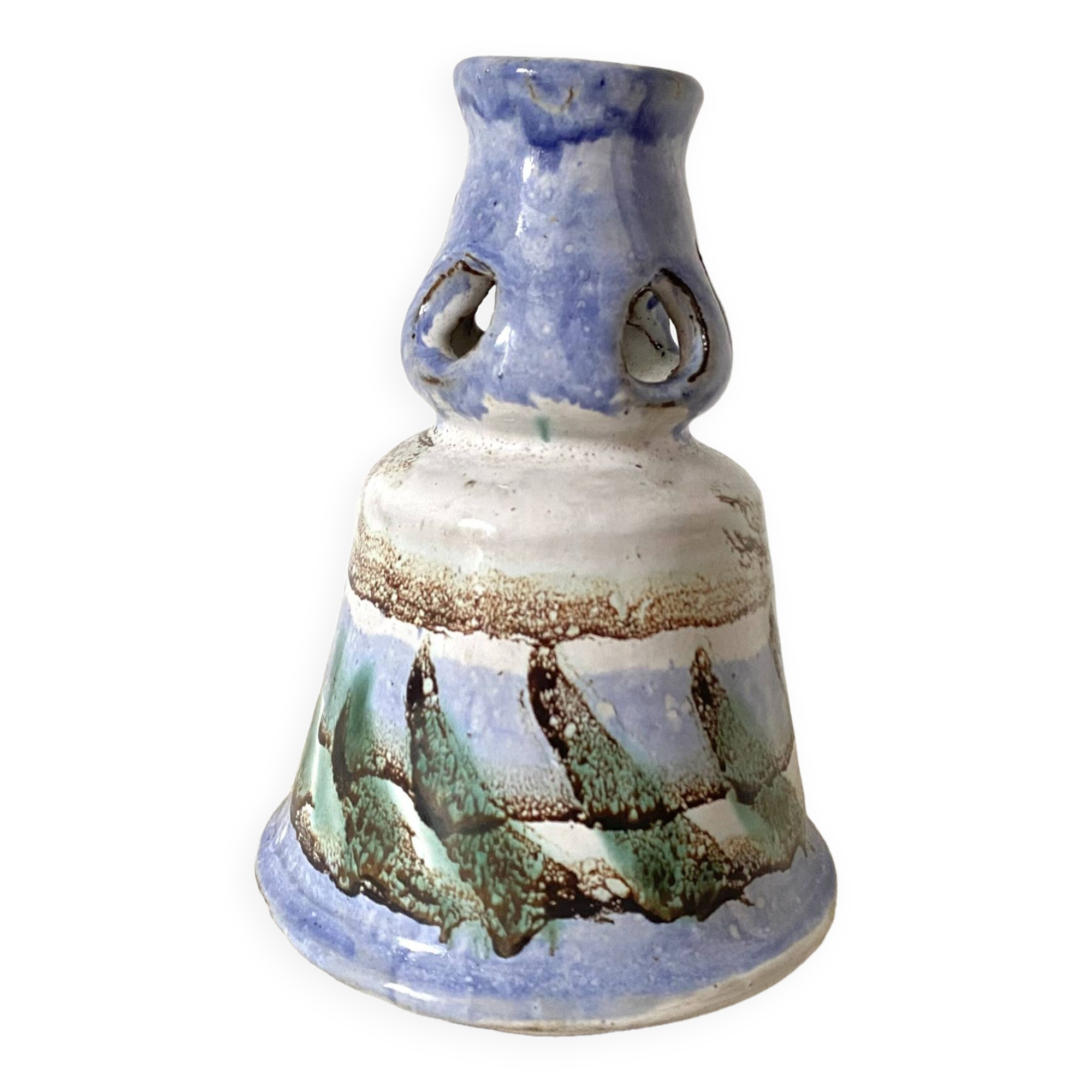 Ceramic candle holder, handcrafted