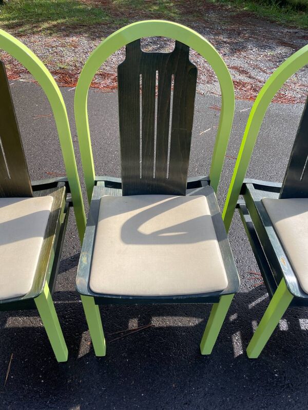4 chaises en bois Baumann modèle Argos