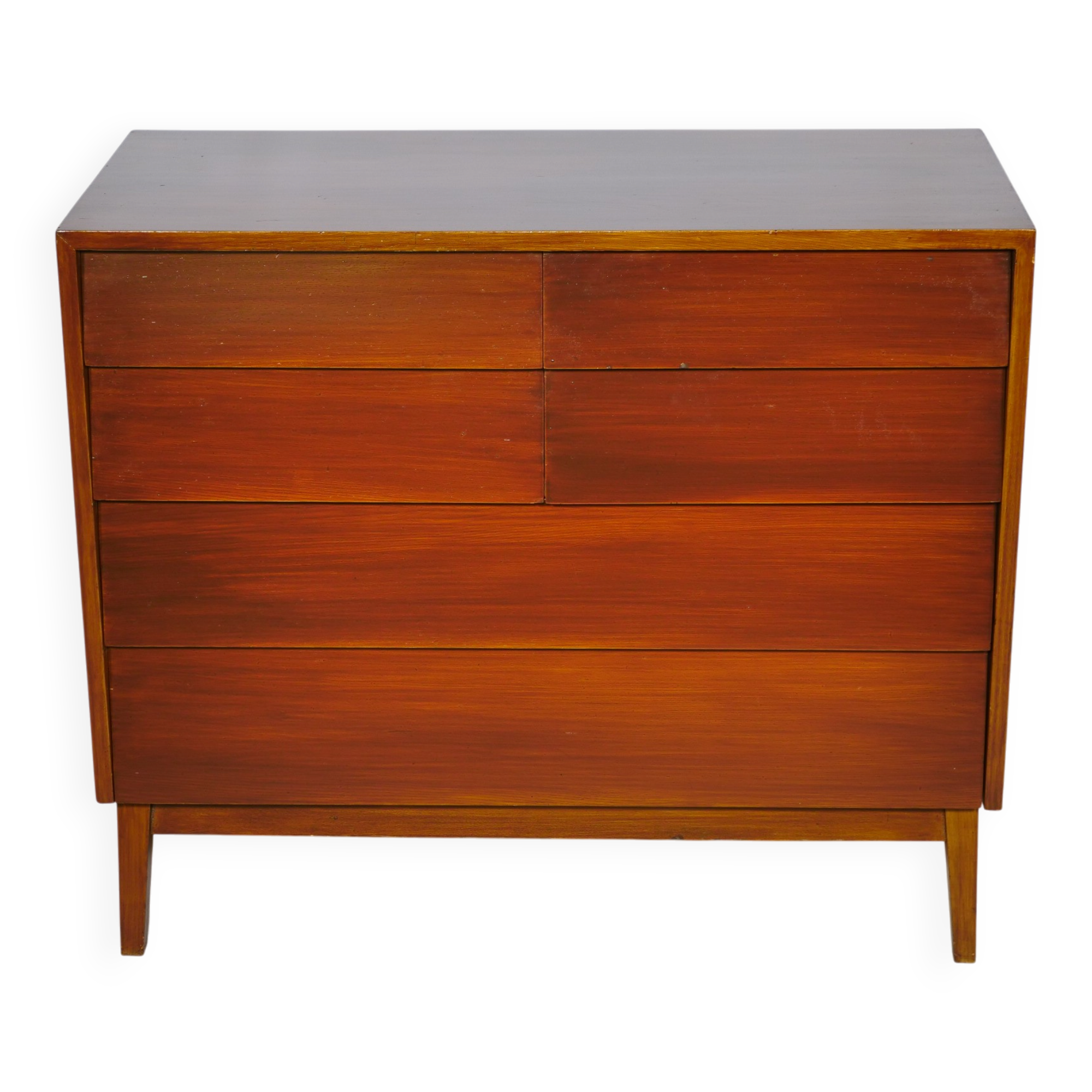 Mid Century Chest of Drawers in Teak, 1960s