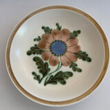 Plat rond fleur Gien Selency x Monoprix Croisé Laroche