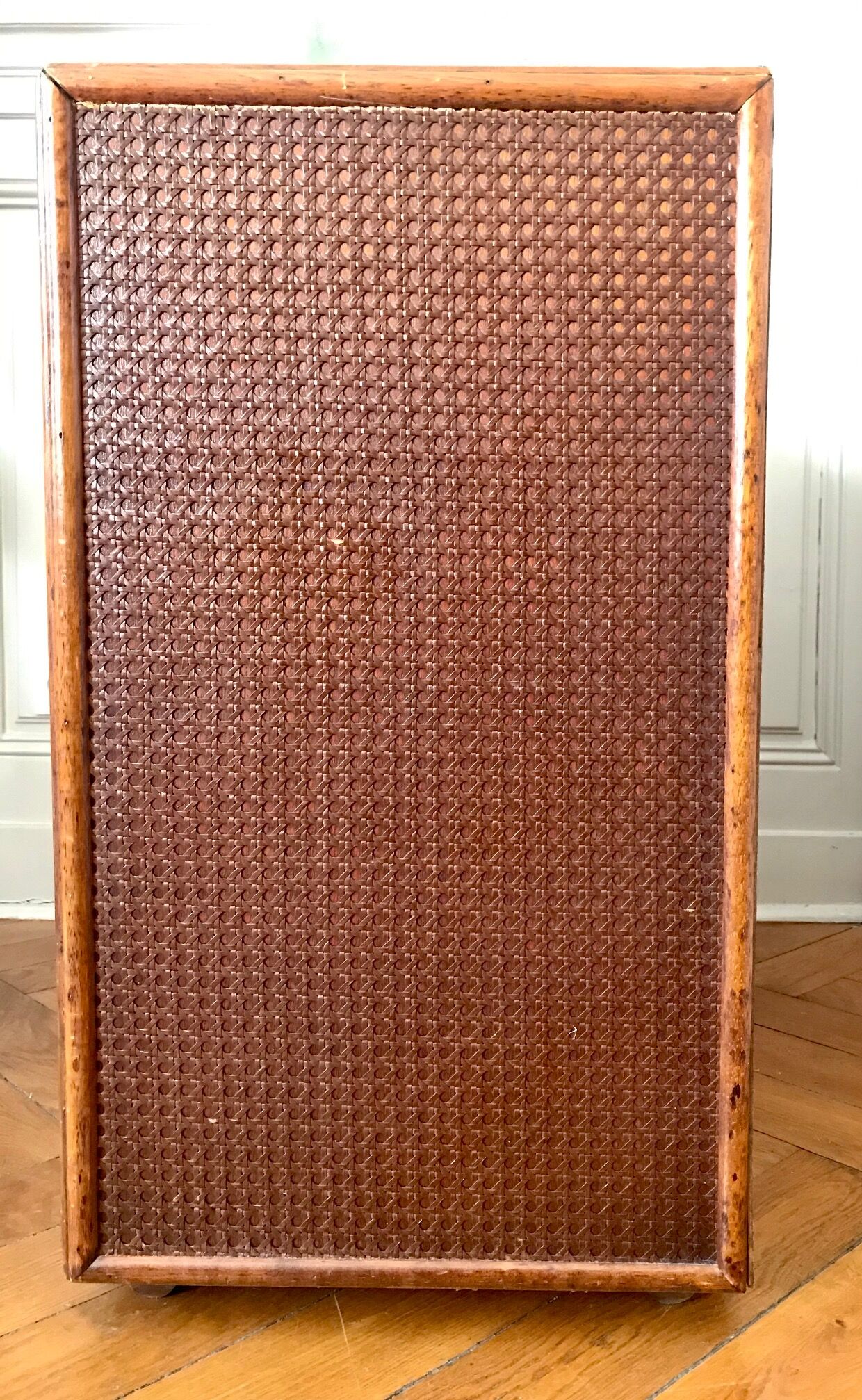 Chest of drawers rattan and caning