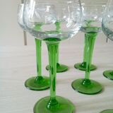 Set of 8 Alsace wine glasses