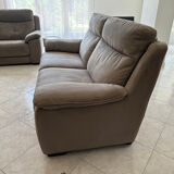 Two-seater grey sofa