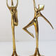 Brass statuettes