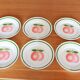 6 vintage apple plates