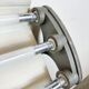 Grey Industrial Hanging Tube Light from Polam Gdansk, 1970s