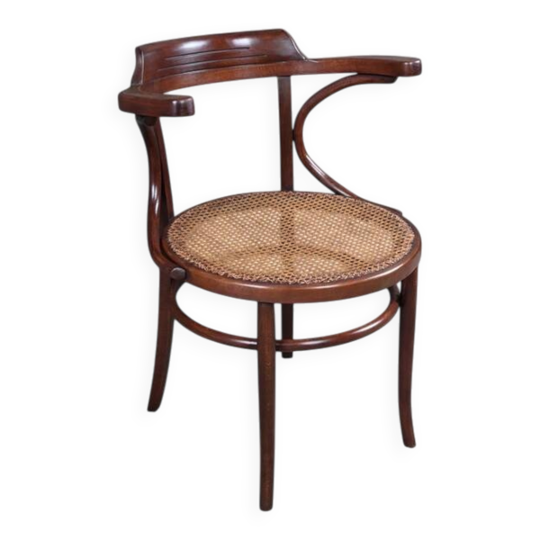 Fauteuil en hêtre courbé, maison Baumann – début XXe