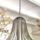 Hanging lamp from Sciolari chrome space age