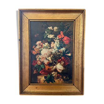 Old lithograph "Imperial Bouquet" 1967 Jan Vas Os
