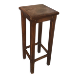 Vintage wood high stool
