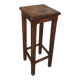 Tabouret haut bois vintage