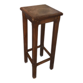 Vintage wood high stool