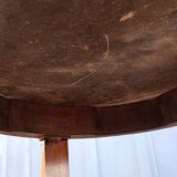 art deco pedestal table