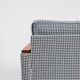 Armchair model Cube, renovated, original polish design, 1970, pied de poule