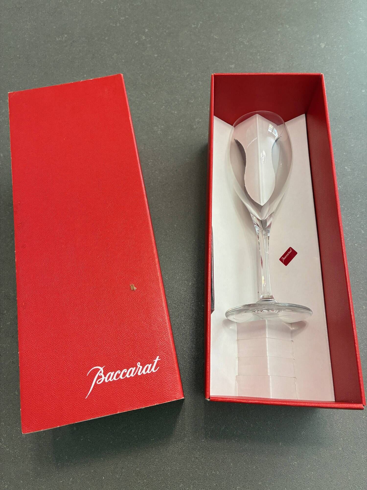 Baccarat crystal glassware service, Saint Remy model in original boxes.