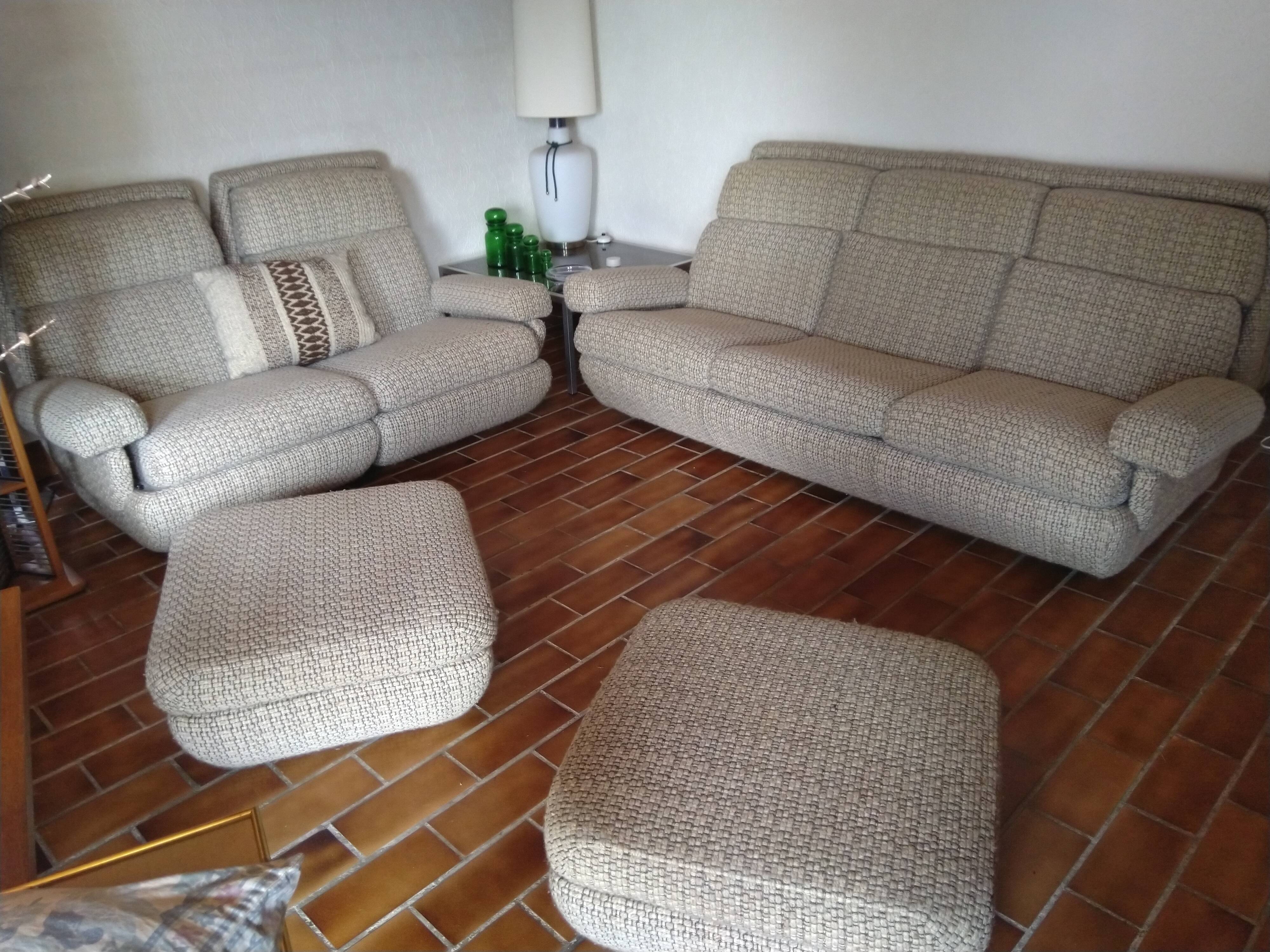 Jean Prévost 'Space Age' 4-piece living room