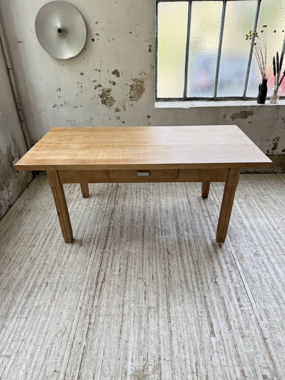 Ancienne table de ferme en chêne