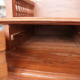 Vintage Vanity Desk, unique hand carved, Chiang Mai teak wood