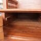 Vintage Vanity Desk, unique hand carved, Chiang Mai teak wood