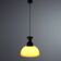 Vintage suspension in methacrylate, Italian design 1960s