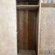 Armoire asymétrique art déco en chêne (restaurée)
