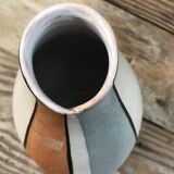 Old ceramic vase around 1970 original form signed below