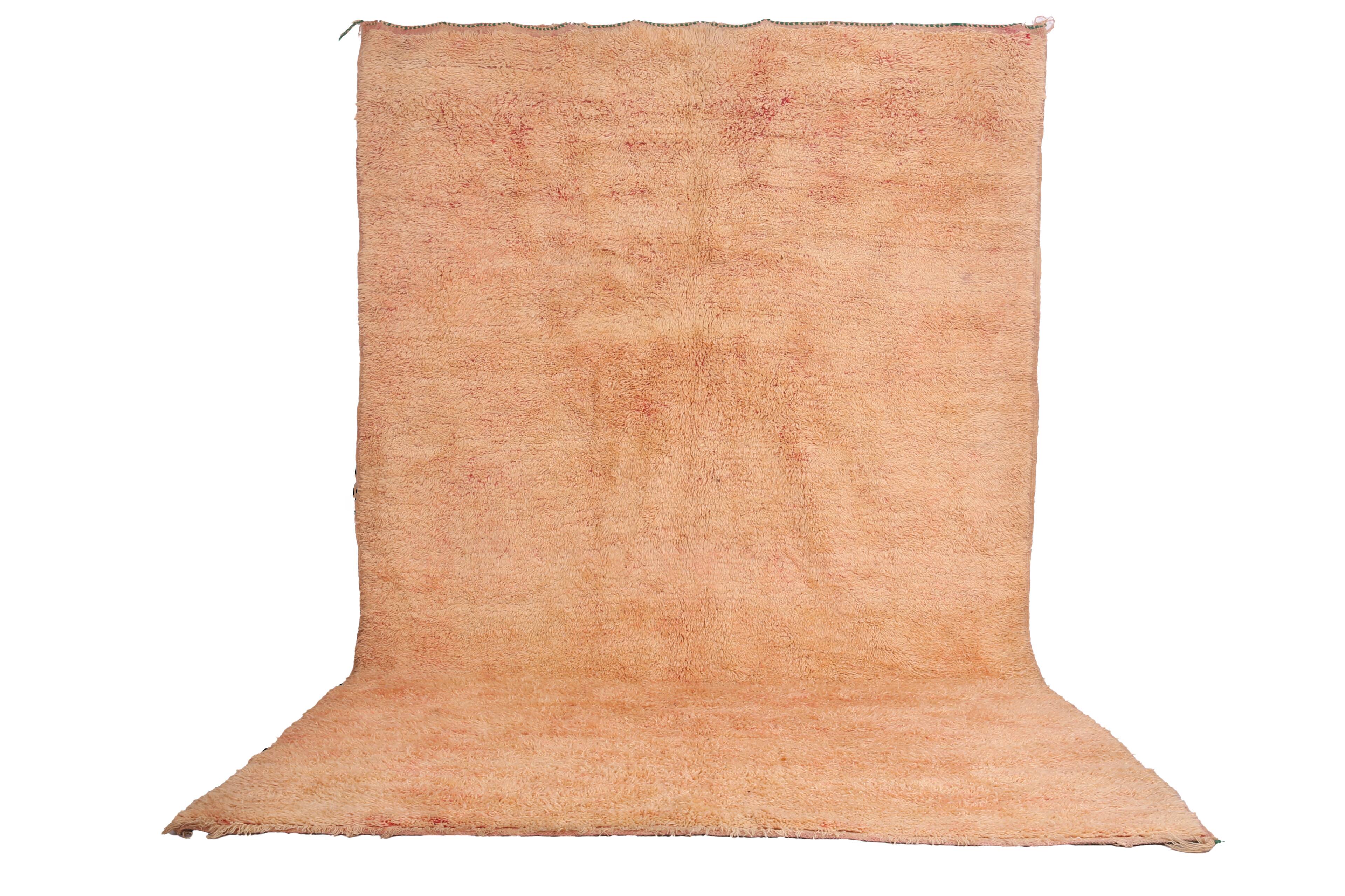 Vintage Moroccan Rug 215 x 336 cm - Handmade Moroccan Rug - Old Berber Rug