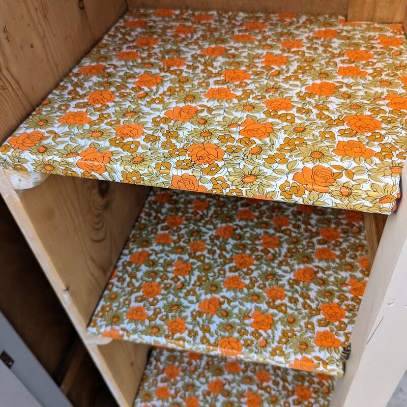 Vintage column cabinet