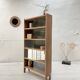 Vintage bookcase in solid oak.