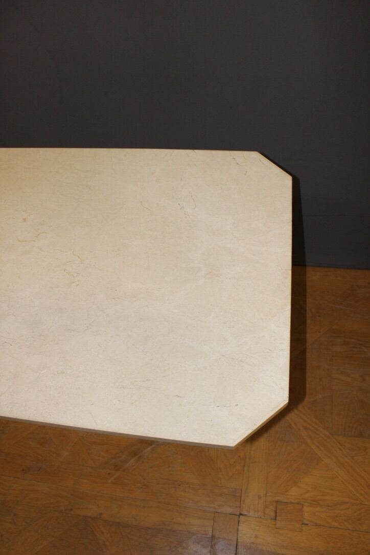 Design octagonal stone dining salla table