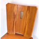 Vintage brutalist pine chairs