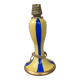 Bougeoir art déco jaune et bleu limoges