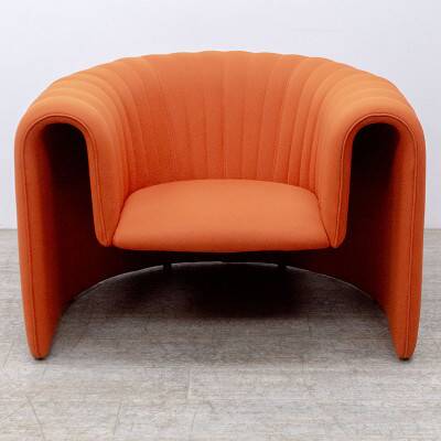 Sancal Remnant orange lounge chair