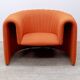 Sancal Remnant orange lounge chair