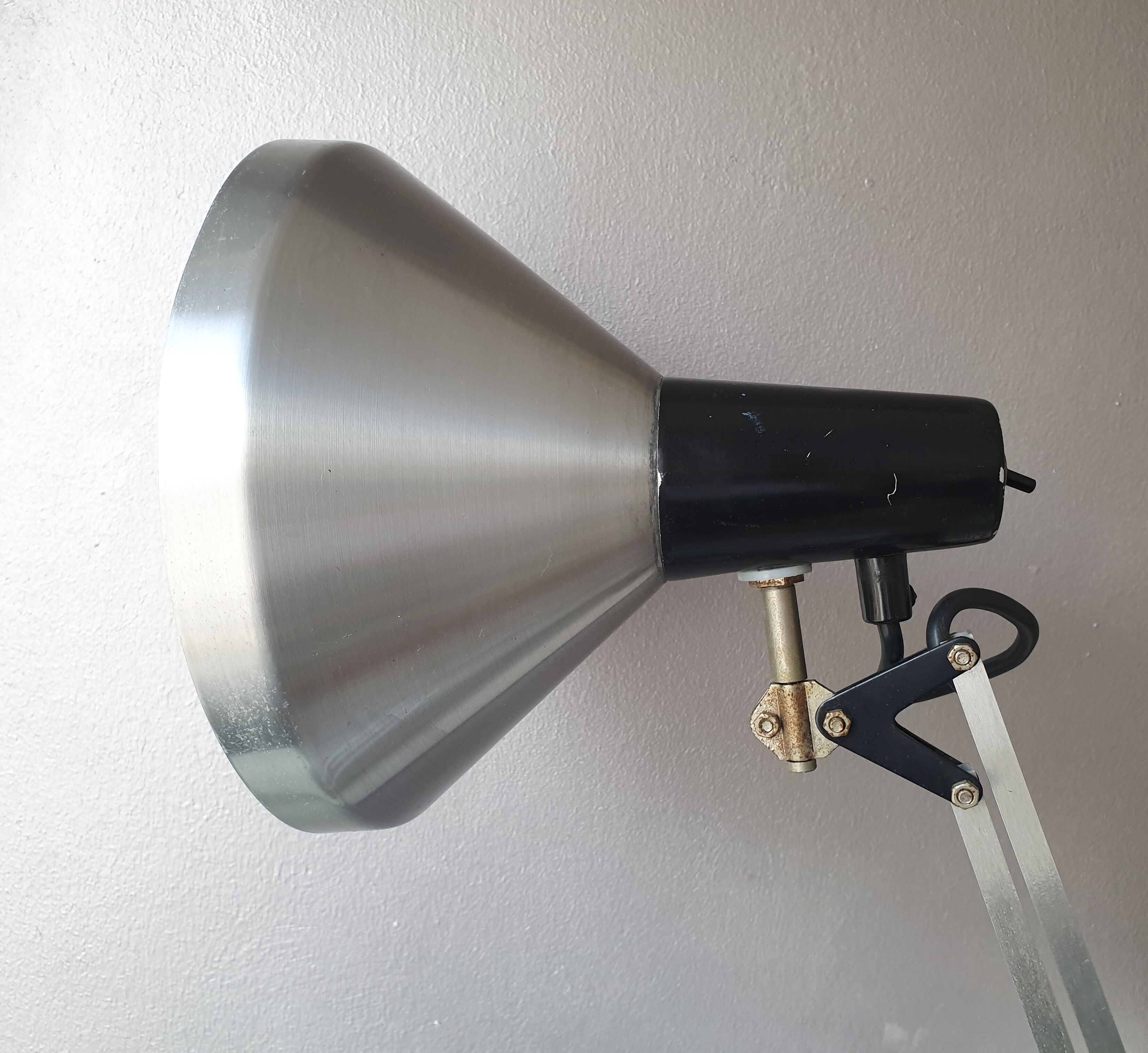 Hala Zeist metal desklamp from the seventies