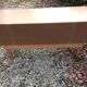 Commode scandinave en teck à 2 tiroirs et 1 abattant