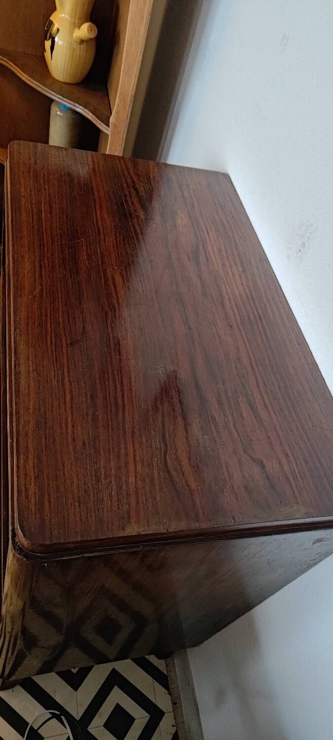 Rosewood bar cabinet