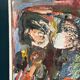 Original Swedish Oil on Canvas – “Abstract Composition” by Valter Gibson – Dated 1965 – Vintage & Framed