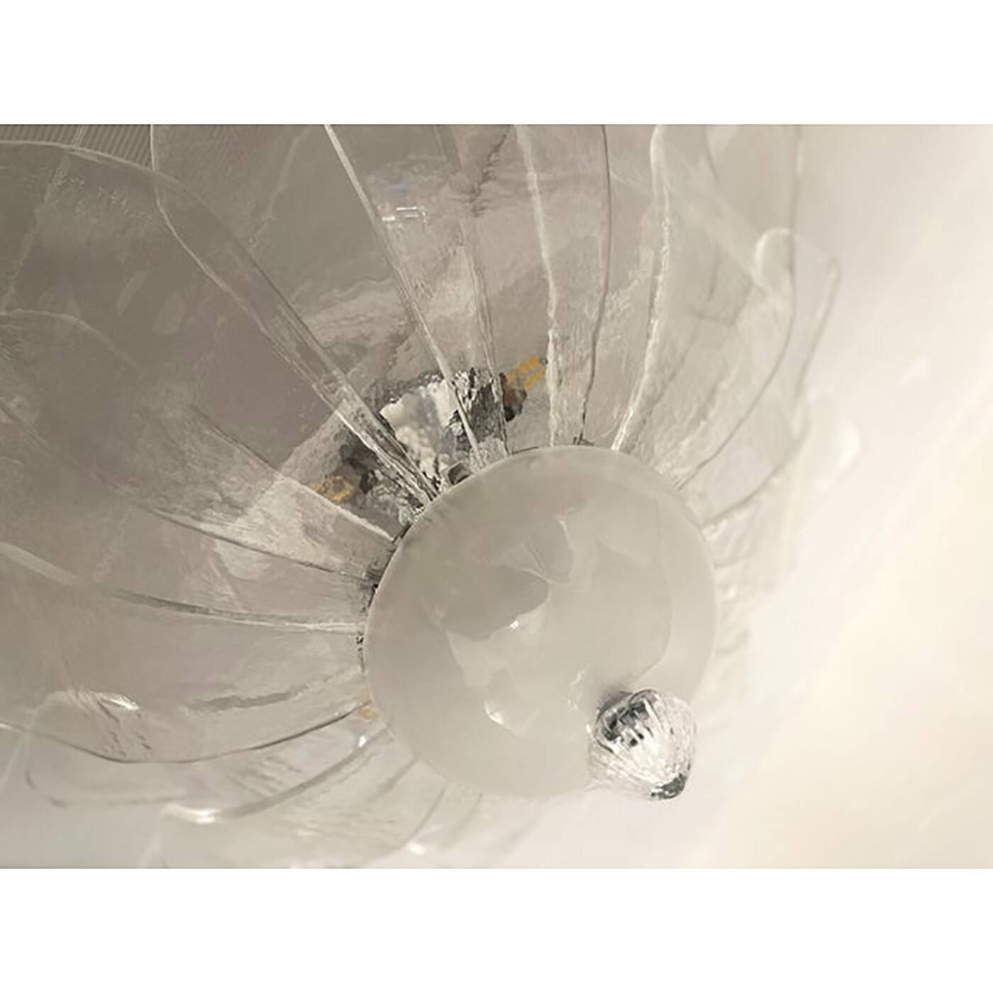 Murano Style Glass Sputnik Chandelier Flush Mount, Mazzega Zuccheri Venini