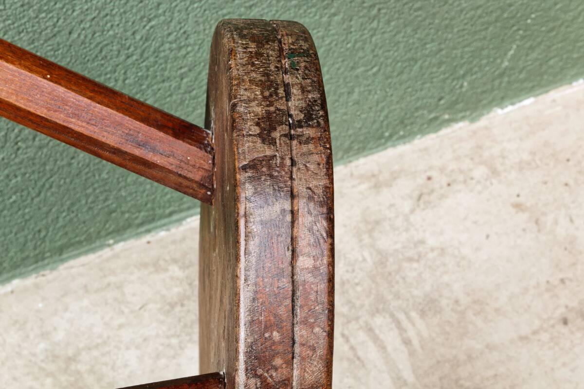 Milking chair, folk art, Alps, 19th century