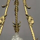 Empire style chandelier.