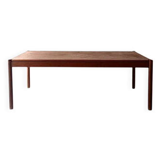 Table basse scandinave en bois de teck, Danemark 1950