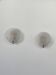 Pair of shell wall lights, frosted glass, France, 1970.