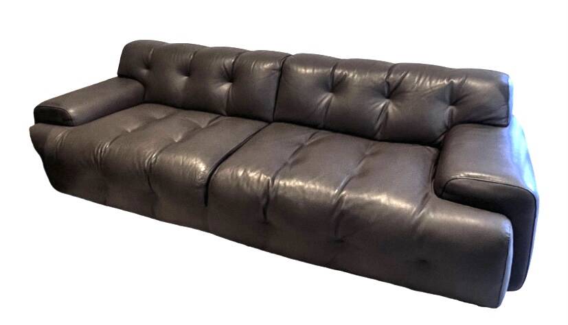Roche Bobois Blogger Leather Sofa